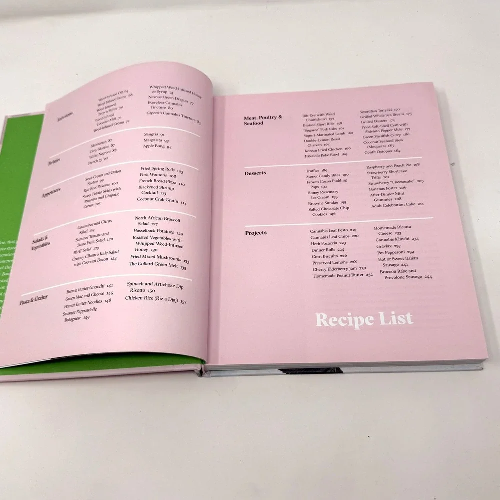 Bong Appetit Mastering the Art of Cooking with Weed MUNCHIES Hardcover Cookbook